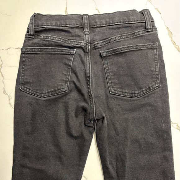 OLD NAVY | Big Girls Black Denim High Rise Stretch Flare Jeans Size 10 - Picture 6 of 9